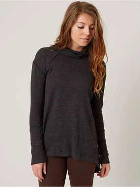 Free People We The Free Turtleneck Split Back  long sleeve Top